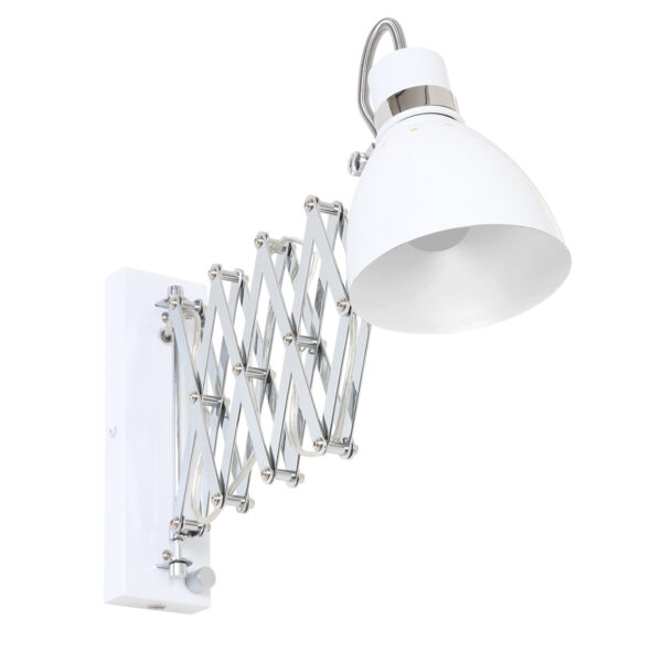 Steinhauer Spring wandlamp – E27 (grote fitting) – Wit