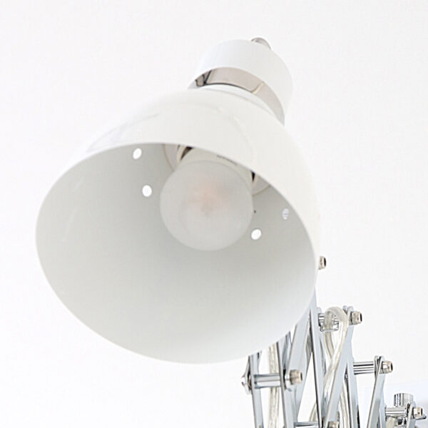 Steinhauer Spring schaarlamp wand - 27 - 90 cm uittrekbaar - draaidimmer - wit - Image 10