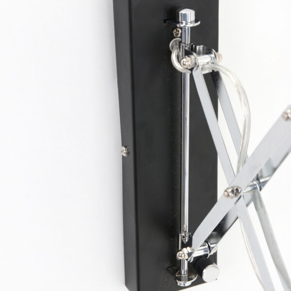Steinhauer Spring schaarlamp wand - 27 - 90 cm uittrekbaar - draaidimmer - zwart - Image 11