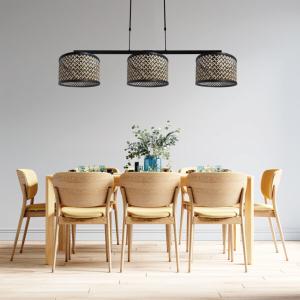 Steinhauer Stang hanglamp – E27 (grote fitting) – Zwart - Image 2
