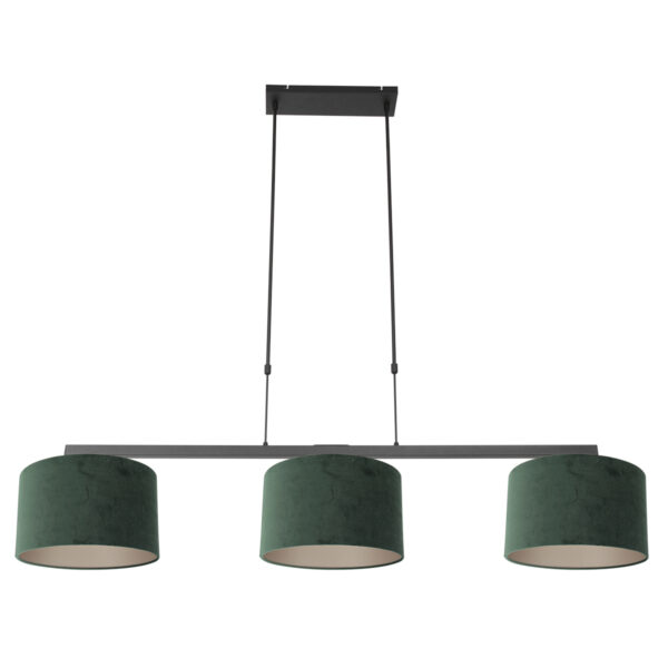 Steinhauer Stang hanglamp – In hoogte verstelbaar – E27 (grote fitting) – Zwart