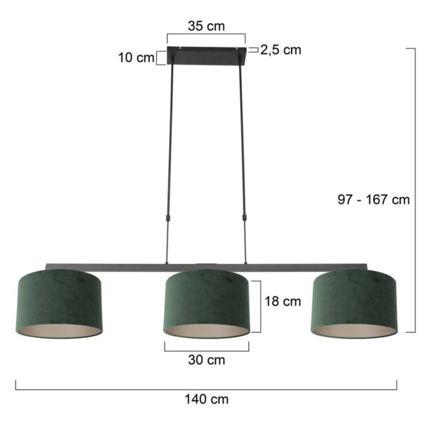 Steinhauer Stang hanglamp – E27 (grote fitting) – zwart - Image 6