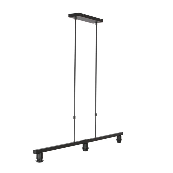 Steinhauer Stang hanglamp – In hoogte verstelbaar – E27 (grote fitting) – naturel en zwart - Image 9