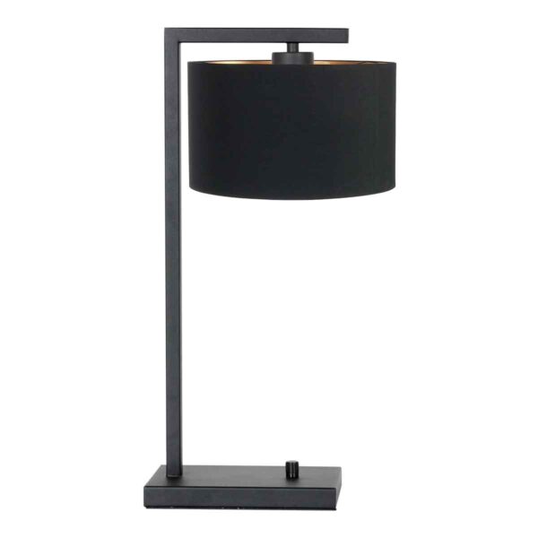 Steinhauer Stang tafellamp – Niet verstelbaar – E27 (grote fitting) – Zwart