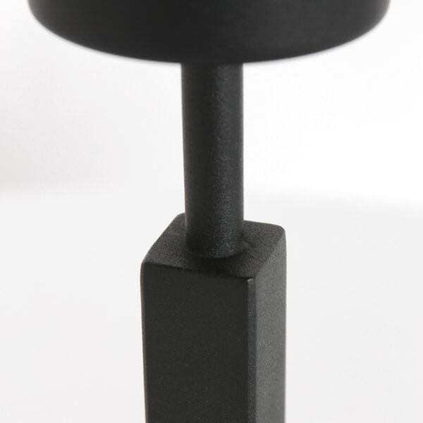 Steinhauer Stang lampenvoet - zonder kap - E27 - 30 cm hoog - incl. 180 cm snoer - zwart - Image 3