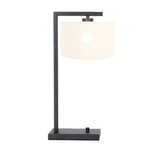 Steinhauer Stang tafellamp – Niet verstelbaar – E27 (grote fitting) – Zwart