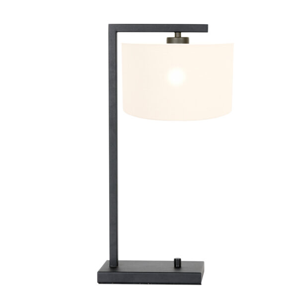 Steinhauer Stang tafellamp – Niet verstelbaar – E27 (grote fitting) – Zwart