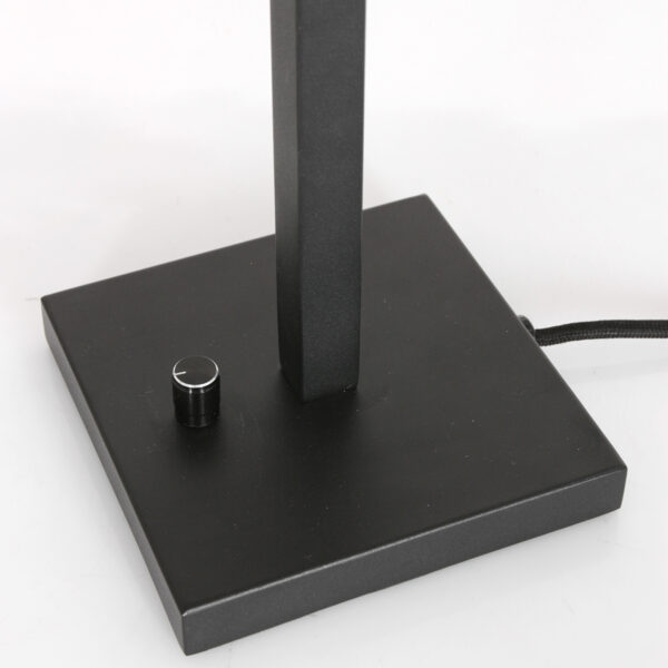 Steinhauer Stang lampenvoet - zonder kap - E27 - 30 cm hoog - incl. 180 cm snoer - zwart - Image 4