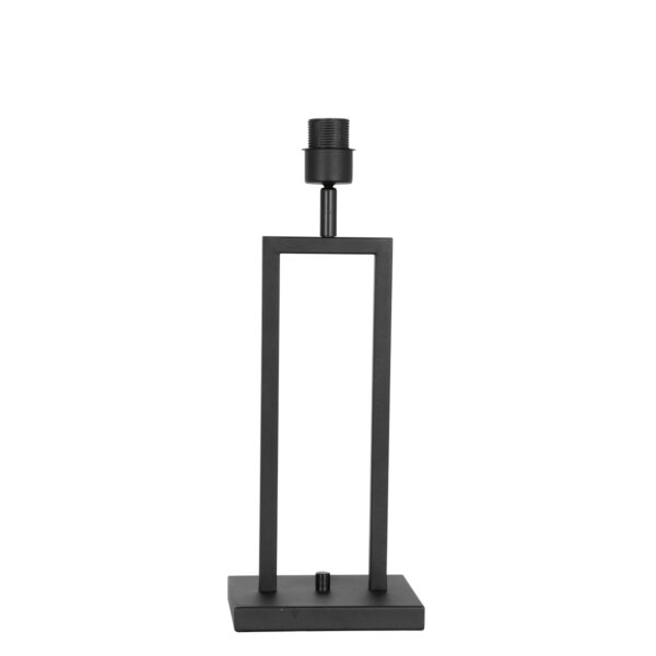 Steinhauer Stang tafellamp - E27 - 55 cm hoog - incl. 180 cm snoer - zwart met crème kap - Image 2