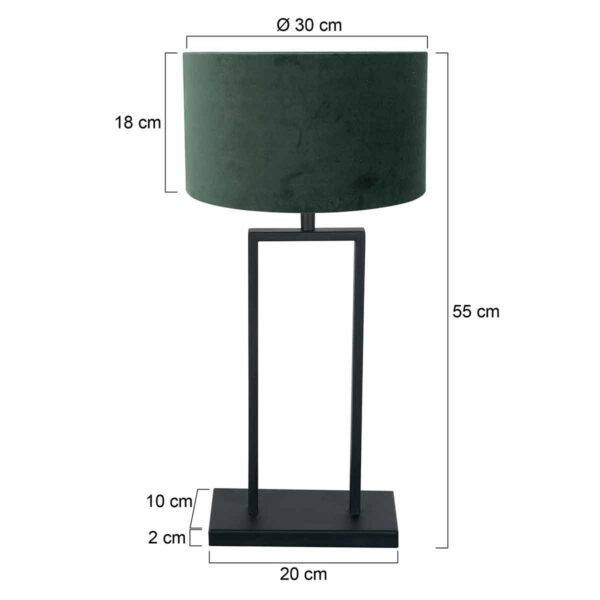 Steinhauer Stang tafellamp – E27 (grote fitting) – Zwart - Image 5
