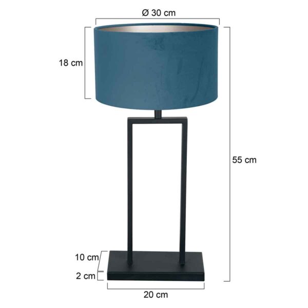 Steinhauer Stang tafellamp – E27 (grote fitting) – Zwart - Image 5
