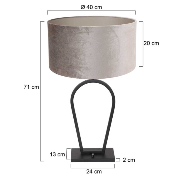 Steinhauer Stang tafellamp – E27 (grote fitting) – zwart - Image 6