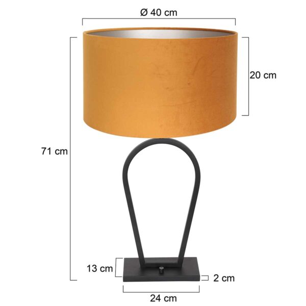 Steinhauer Stang tafellamp – E27 (grote fitting) – zwart - Image 7