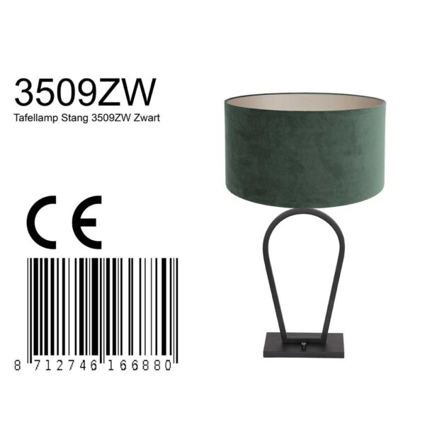 Steinhauer Stang tafellamp – E27 (grote fitting) – zwart - Image 7