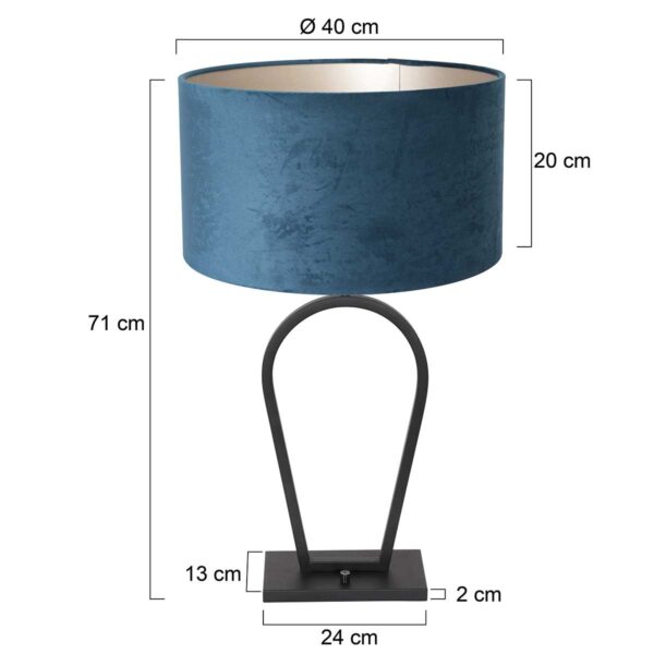 Steinhauer Stang tafellamp – E27 (grote fitting) – zwart - Image 7