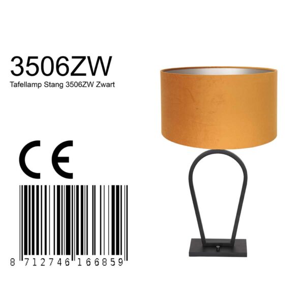 Steinhauer Stang tafellamp – E27 (grote fitting) – zwart - Image 8