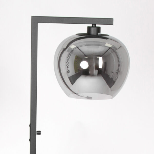 Steinhauer Stang vloerlamp –– smokeglas en zwart - Image 2