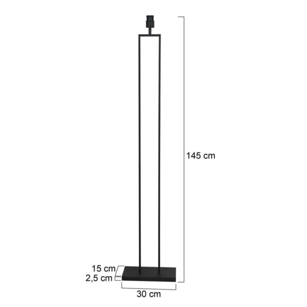 Steinhauer Stang vloerlamp – E27 (grote fitting) – Zwart - Image 6