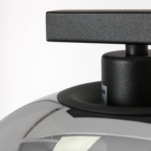 Steinhauer Stang vloerlamp –– smokeglas en zwart - Image 7