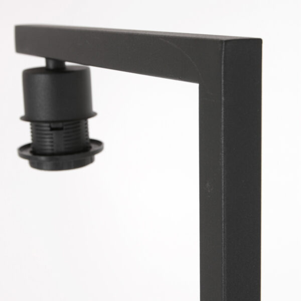 Steinhauer Stang vloerlamp - E27 - 160 cm hoog - Ø30 cm kap - zwart met beige kap - Image 8