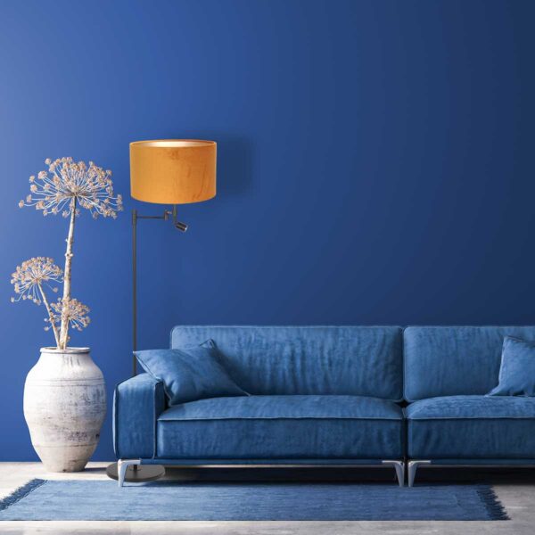 Steinhauer Stang vloerlamp – ø 30 cm – E27 (grote fitting) – goud en zwart - Image 3