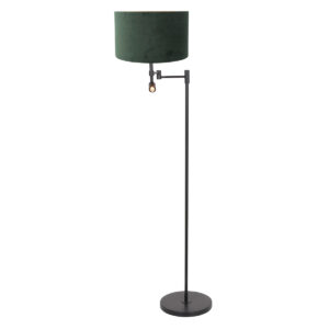 Steinhauer Stang vloerlamp – LED + E27 – Zwart