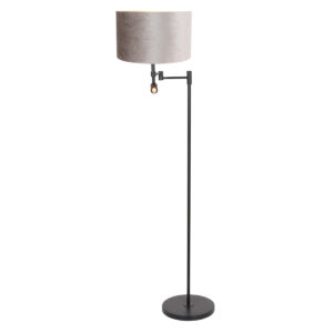 Steinhauer Stang vloerlamp – LED + E27 – Zwart