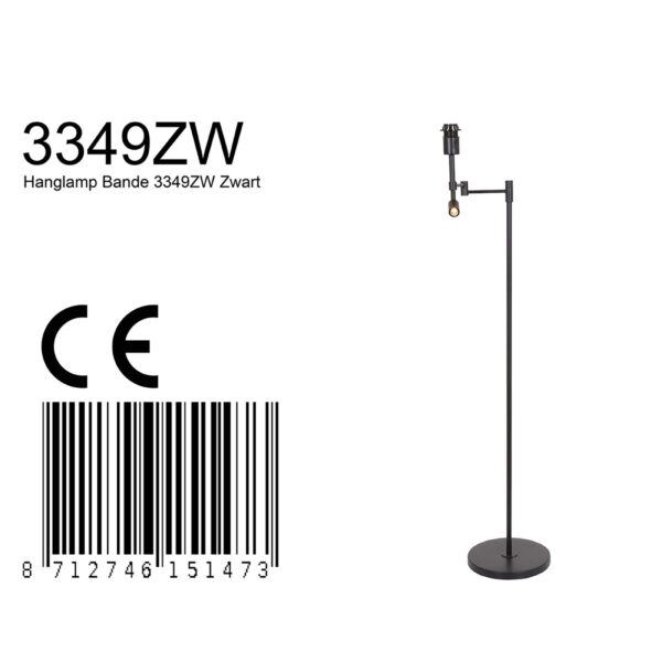 Steinhauer Stang vloerlamp – ø 26 cm – E27 (grote fitting) – brons - Image 6