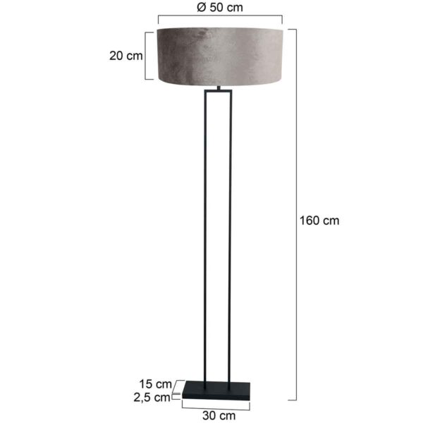 Steinhauer Stang vloerlamp – E27 (grote fitting) – Zwart - Image 5