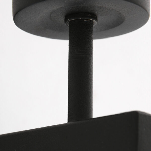 Steinhauer Stang wandlamp - E27 - 25 cm hoog - zwart met blauwe kap - Image 8