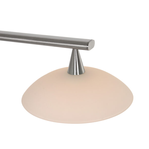 Steinhauer Tallerken hanglamp - incl. lichtbron - vierlichts - 95 cm breed - staal - Image 6