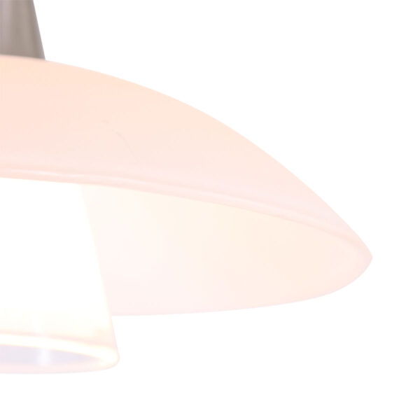 Steinhauer Tallerken hanglamp - incl. lichtbron - eenlichts - ø18 cm - staal - Image 3