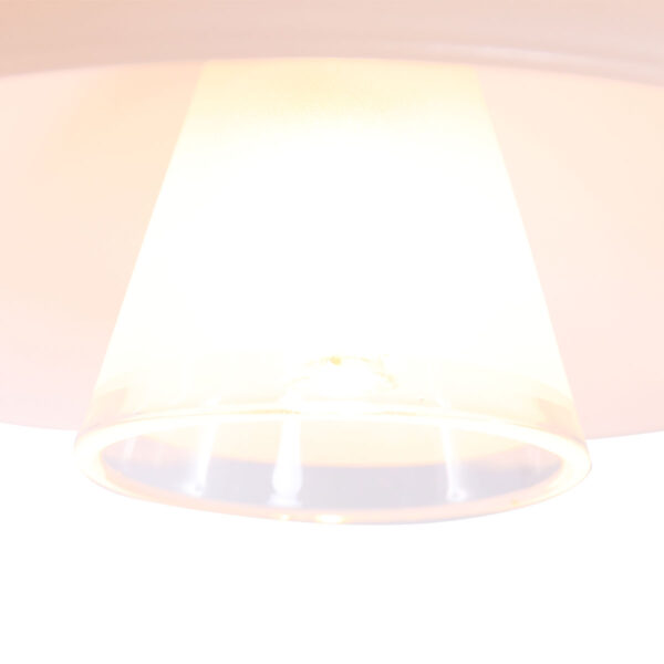 Steinhauer Tallerken hanglamp - incl. lichtbron - eenlichts - ø18 cm - staal - Image 4