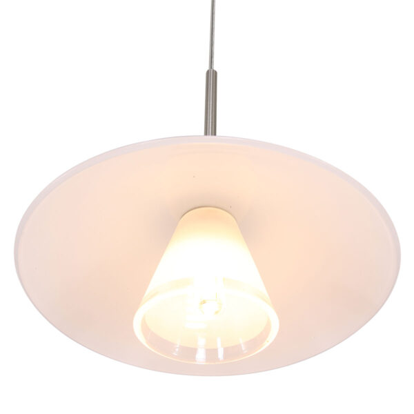 Steinhauer Tallerken hanglamp - incl. lichtbron - eenlichts - ø18 cm - staal - Image 8