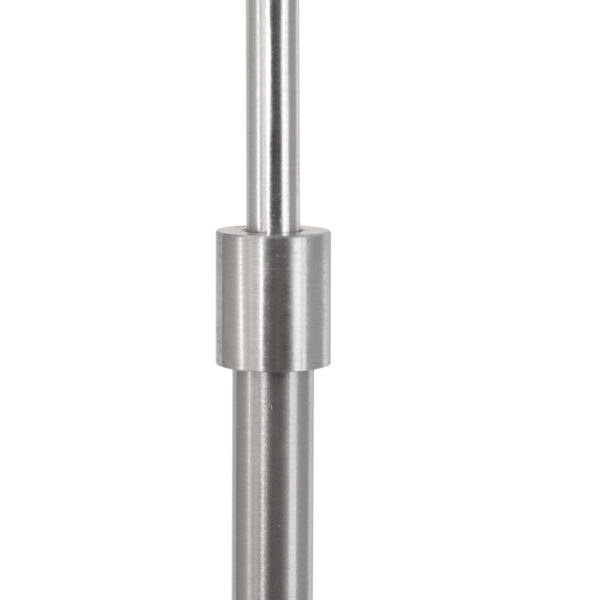 Steinhauer Tallerken tafellamp - 45cm hoog - incl. LED - dimbaar - staal met melkglas - Image 11