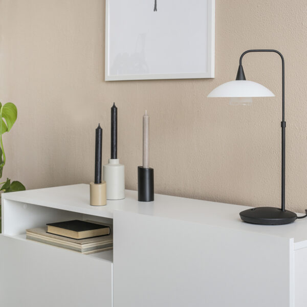 Steinhauer Tallerken tafellamp - incl. lichtbron - dimbaar - Ø18 cm - zwart - Image 3