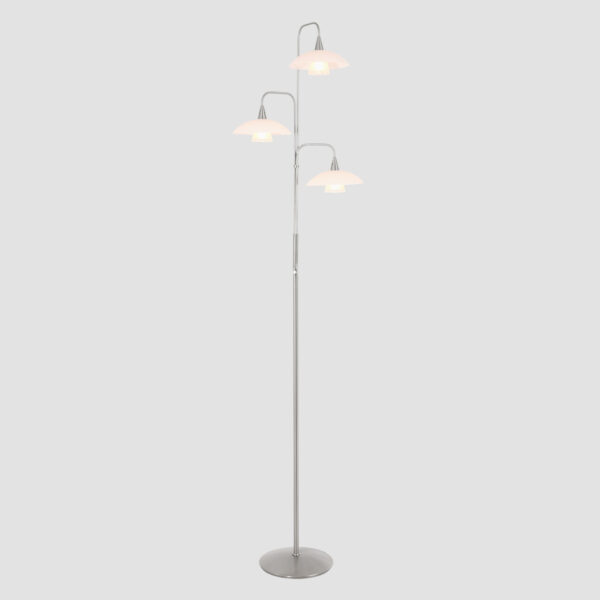 Steinhauer Tallerken vloerlamp - incl. lichtbron - drielichts - 170 cm hoog - staal - Image 15