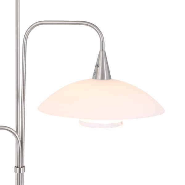 Steinhauer Tallerken vloerlamp - incl. lichtbron - drielichts - 170 cm hoog - staal - Image 3