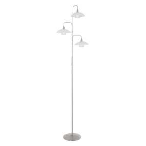 Steinhauer Tallerken vloerlamp – G9 – Staal