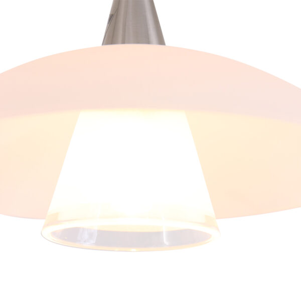 Steinhauer Tallerken vloerlamp - incl. lichtbron - drielichts - 170 cm hoog - staal - Image 5