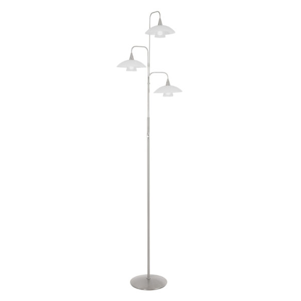 Steinhauer Tallerken vloerlamp – G9 – Staal