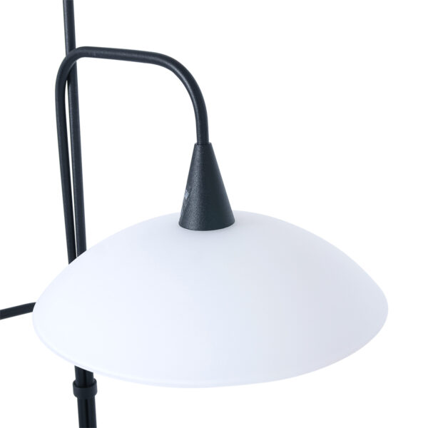 Steinhauer Tallerken vloerlamp - incl. lichtbron - drielichts - 170 cm hoog - zwart - Image 11
