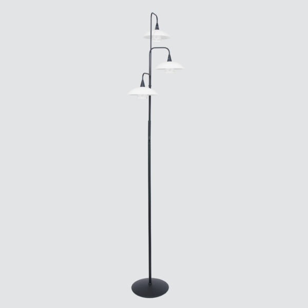 Steinhauer Tallerken vloerlamp - incl. lichtbron - drielichts - 170 cm hoog - zwart - Image 13