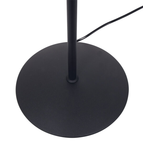 Steinhauer Tallerken vloerlamp - incl. lichtbron - drielichts - 170 cm hoog - zwart - Image 3