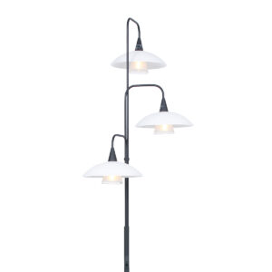 Steinhauer Tallerken vloerlamp – G9 – Zwart