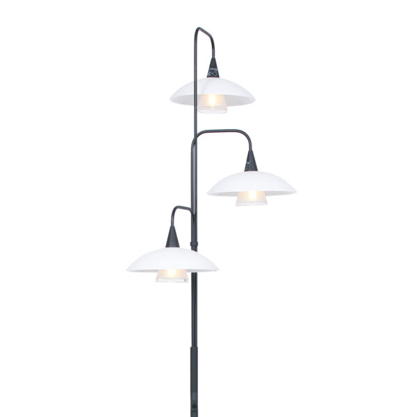Steinhauer Tallerken vloerlamp – G9 – Zwart