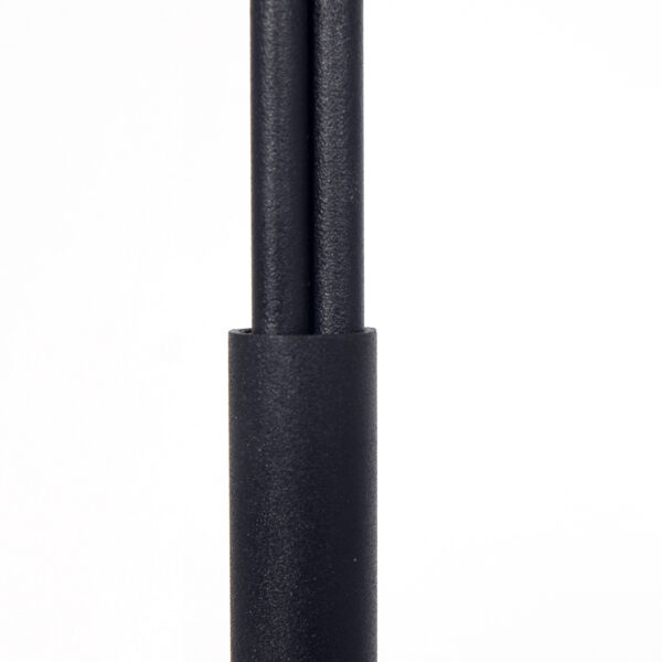 Steinhauer Tallerken vloerlamp - incl. lichtbron - drielichts - 170 cm hoog - zwart - Image 9