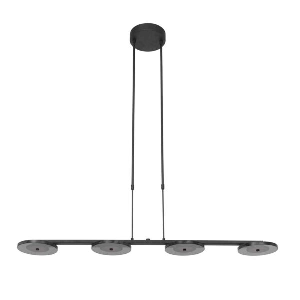 Steinhauer Turound hanglamp – Ingebouwd (LED) – smokeglas en zwart - Image 14
