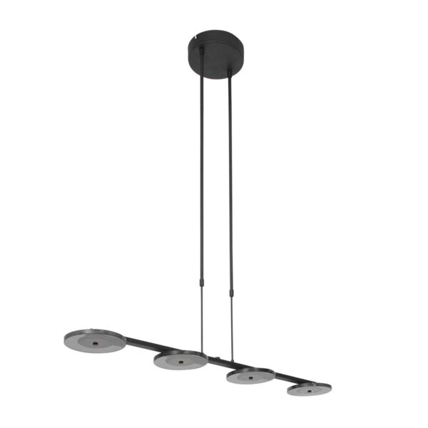 Steinhauer Turound hanglamp – Ingebouwd (LED) – smokeglas en zwart - Image 9