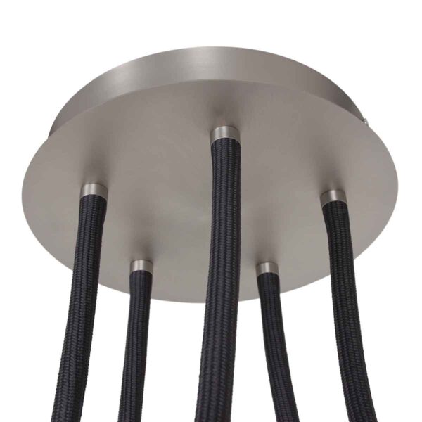 Steinhauer Turound plafonnieres – ø 91,5 cm – Ingebouwd (LED) – staal en transparant en zwart - Image 3